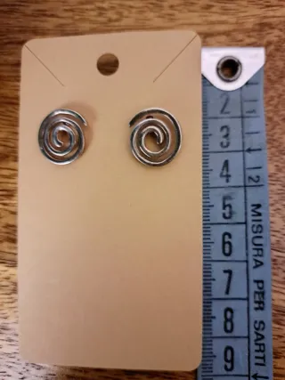 Orecchini in Argento a Spirale