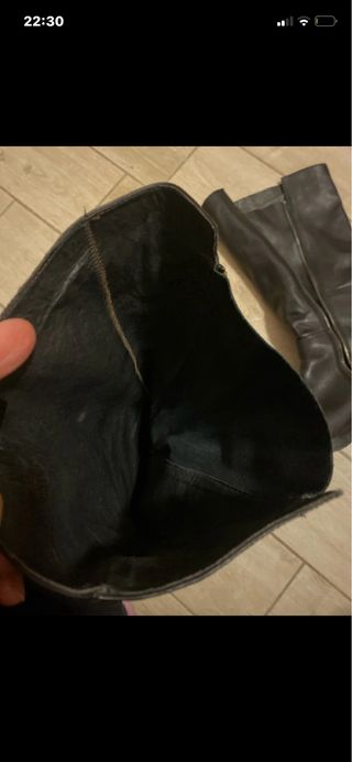 Stivali al ginocchio in vera pelle Peperosa