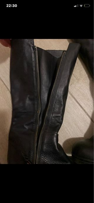 Stivali al ginocchio in vera pelle Peperosa