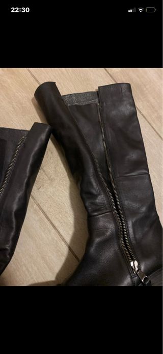 Stivali al ginocchio in vera pelle Peperosa