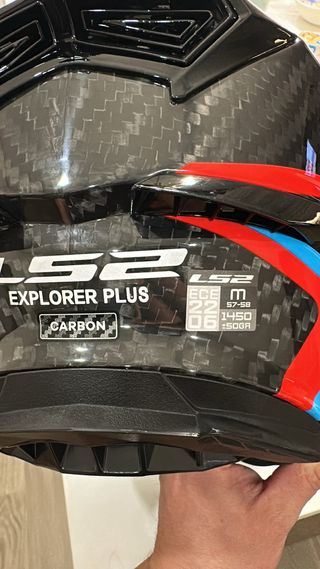 Casco LS2 Blanco Azul