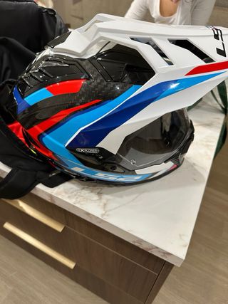 Casco LS2 Blanco Azul