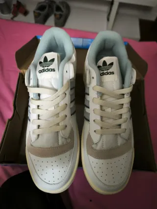 Zapatillas Adidas Forum Low Blancas Grises