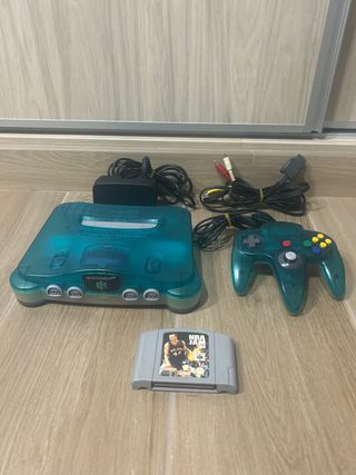 Nintendo 64 Ghiaccio Blu + Controller + Gioco
