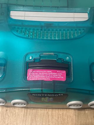 Nintendo 64 Ghiaccio Blu + Controller + Gioco