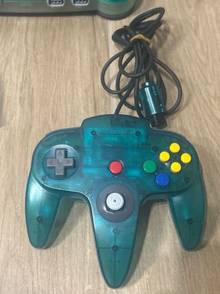 Nintendo 64 Ghiaccio Blu + Controller + Gioco