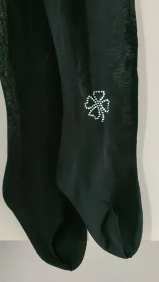 Collant con quadrifoglio