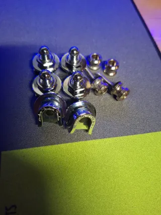 Fender Schaller Straplocks - Piezas para 3 correas