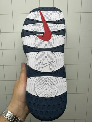 Nike Air More Uptempo Slide Blu/Bianco 48,5