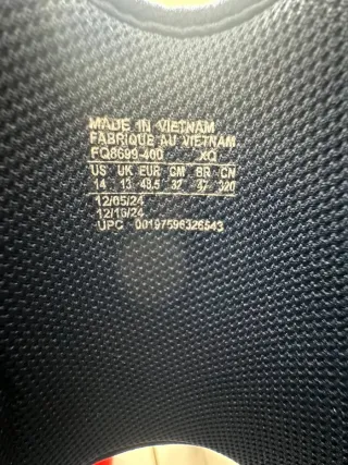 Nike Air More Uptempo Slide Blu/Bianco 48,5