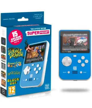 Taito Super Pocket Consola Retro Verde/Azul