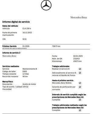 Mercedes CLA 250E SHOOTING BRAKE 8G-TRONIC AMG LINE