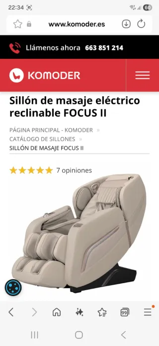 Sillón de Masaje Komoder