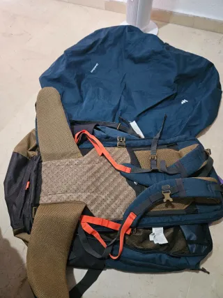 Mochila Quechua 70L Montaña Azul