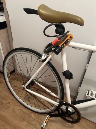 Bicicleta Fixie Blanca