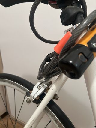 Bicicleta Fixie Blanca