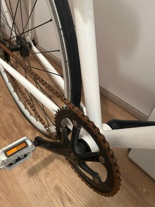 Bicicleta Fixie Blanca