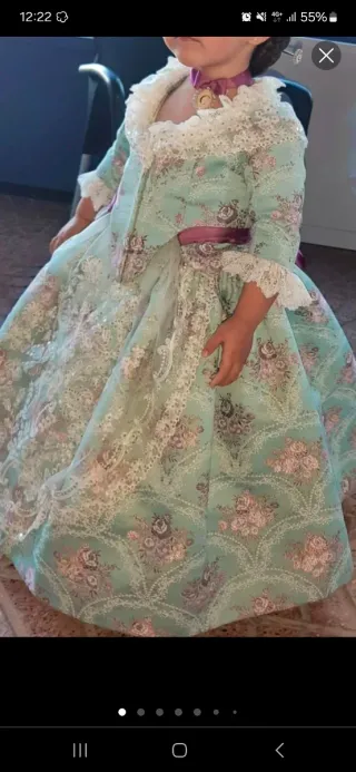 Traje de Fallera para Niña