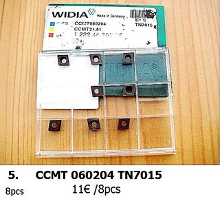 Insertos CCMT WIDIA y Hertel