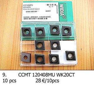 Insertos CCMT WIDIA y Hertel