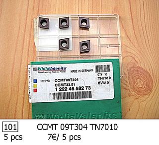 Insertos CCMT WIDIA y Hertel