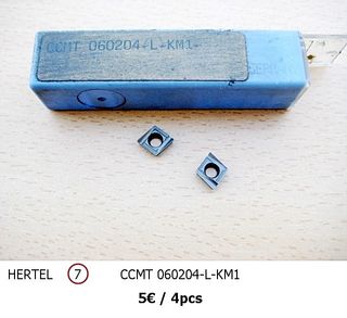 Insertos CCMT WIDIA y Hertel