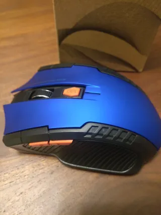 Ratón Gaming Inalámbrico Azul/Naranja