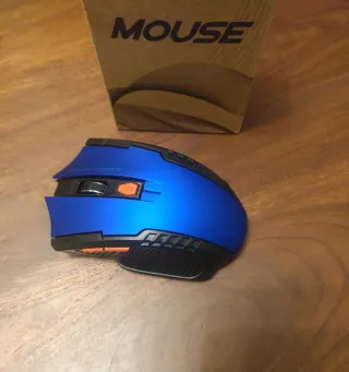 Ratón Gaming Inalámbrico Azul/Naranja