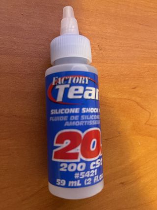 Silicona de amortiguador 20wt / 200cps 59Ml. Team