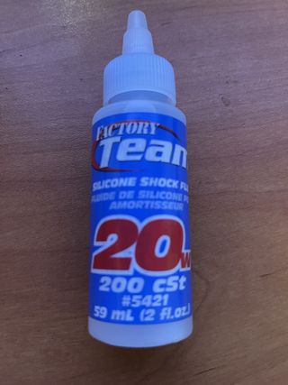 Silicona de amortiguador 20wt / 200cps 59Ml. Team