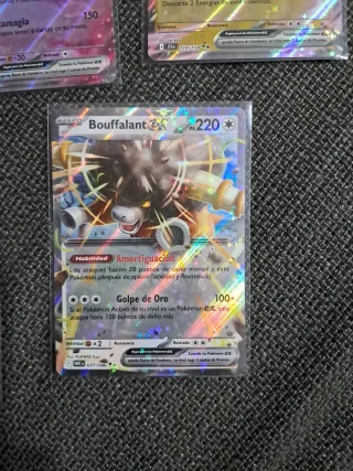 Pack 5 Cartas Pokémon: Reshiram, Salamence, Mismag