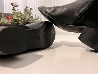 Botines Wonder Talla 41 Negro Pelo