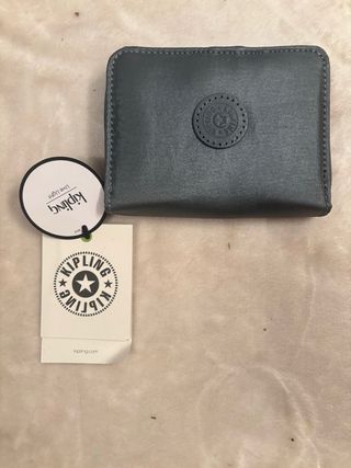 Cartera Kipling Basic Plus Steel Gr Metal