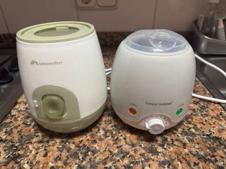 Calienta biberones Bebeconfort y Canpol babies