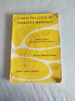 Curso práctico trabajos manuales Bachiller Laboral