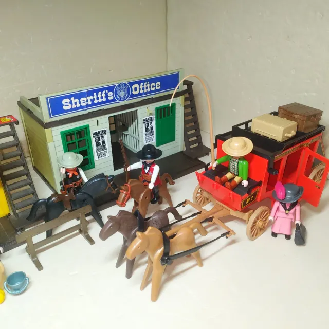 PLAYMOBIL - Oeste Saloon Oficina Sheriff Carruaje