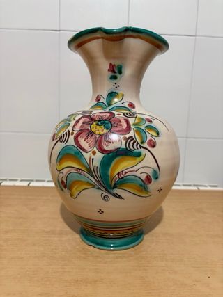 Juego 2 jarrones cerámica 28 cm