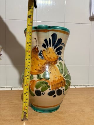 Juego 2 jarrones cerámica 28 cm