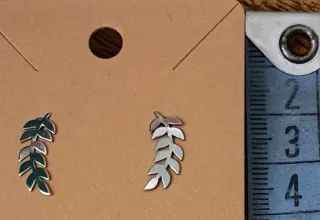 Orecchini foglia Stroili Acciaio