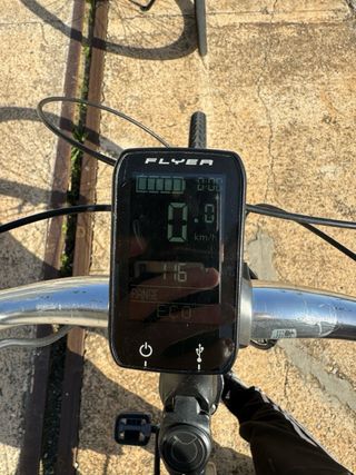 Bicicleta Eléctrica Flyer Gris