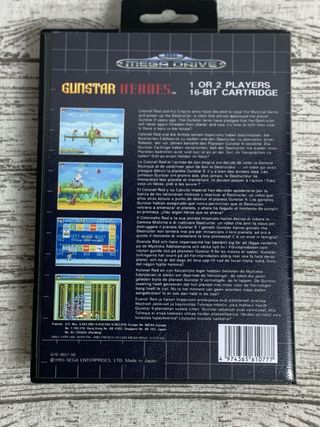 Gunstar Heroes Mega Drive Sega