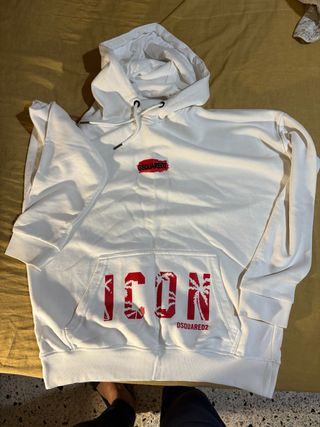 Sudadera DSQUARED2 Blanca Icon