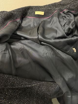 Abrigo jaspeado azul Guerral. T. 46