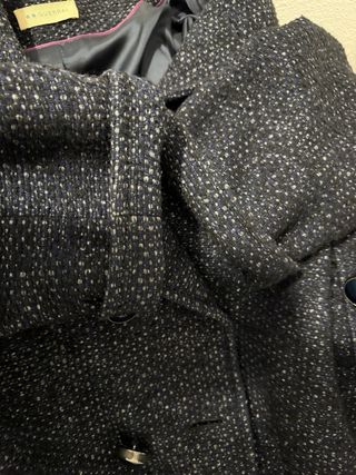 Abrigo jaspeado azul Guerral. T. 46