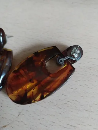 Pendientes antiguos carey