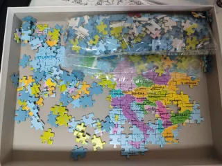 Puzzle GEO Puzzle 500 piezas Mapa de Europa