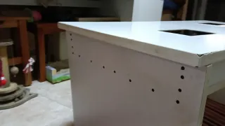 Mesa auxiliar elevable