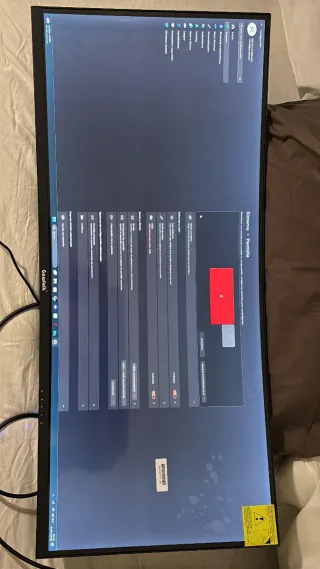 Monitor Gawtolk Curvo 34" 4k y 165hz, nuevo a estr