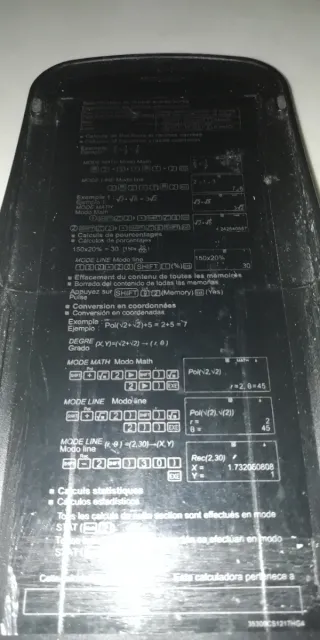 Calculadora Científica Casio CS- Plus