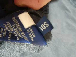 Polo Hackett London Manga Larga Azul